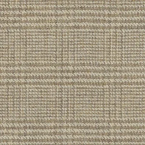 neutral checked woolen fabric from Art of the Loom