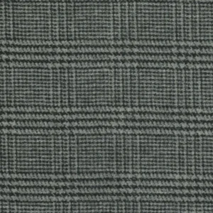 black-grey checked woolen fabric from Art of the Loom