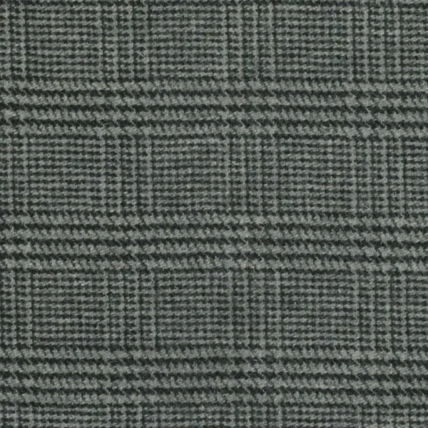 Demdike Check Fabric - Charcoal by black-grey checked woolen fabric from Art of the Loom