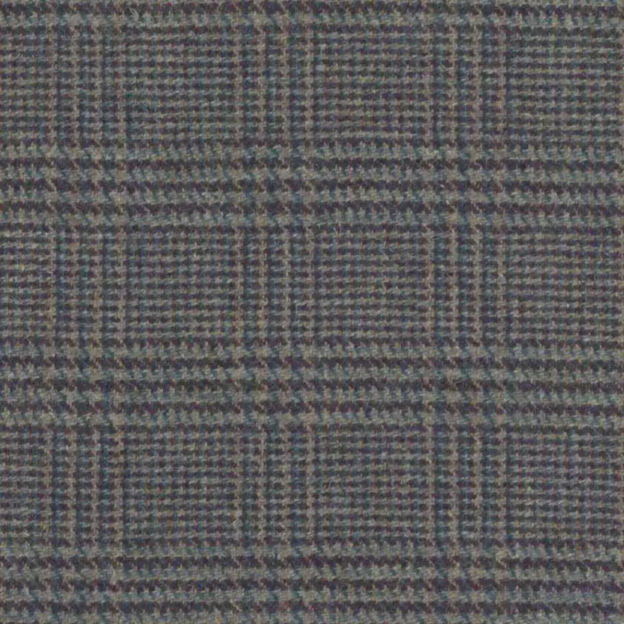 Demdike Check Fabric - Teal swatch