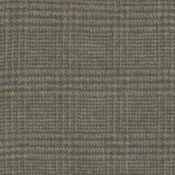 Demdike Check Fabric - Hunter Green by green checked woolen fabric from Art of the Loom