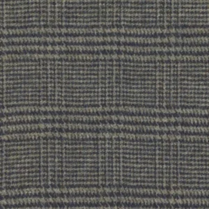 black-grey checked woolen fabric from Art of the Loom