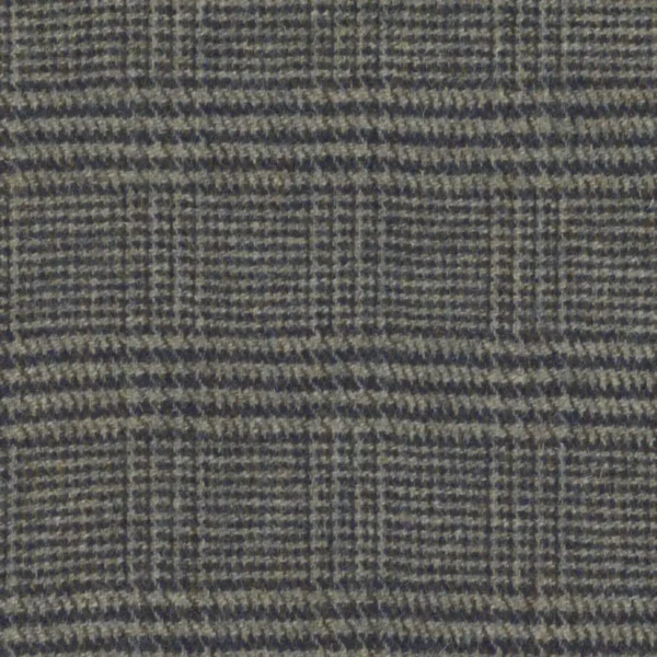 black-grey checked woolen fabric from Art of the Loom