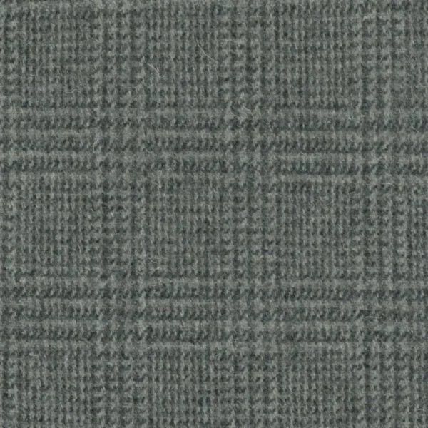 Demdike Check Fabric - Slate Grey by black-grey checked woolen fabric from Art of the Loom