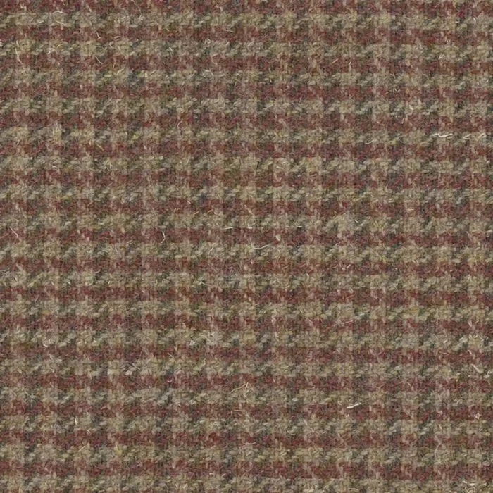 Isabel Houndstooth Fabric - Chestnut swatch