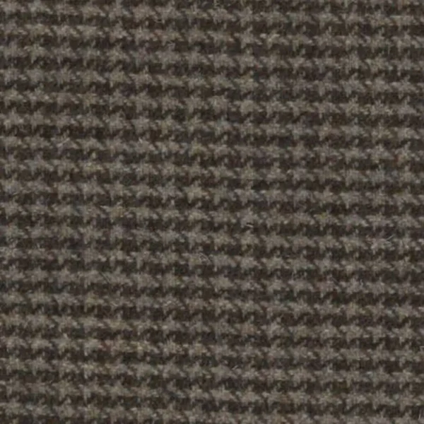Isabel Houndstooth Fabric - Mushroom by black-grey misc woolen fabric from Art of the Loom