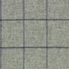 black-grey checked woolen fabric from Art of the Loom