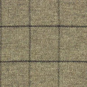 neutral checked woolen fabric from Art of the Loom