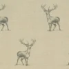 black-grey animal woven fabric from Art of the Loom