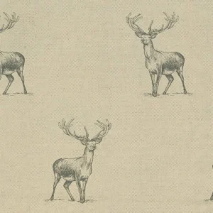 black-grey animal woven fabric from Art of the Loom