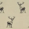 black-grey animal woven fabric from Art of the Loom