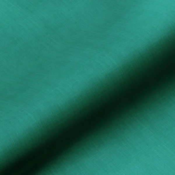 Downham Fabric - Teal by green plain cotton fabric from Art of the Loom