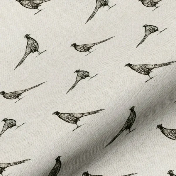 black-grey animal cotton fabric from Art of the Loom