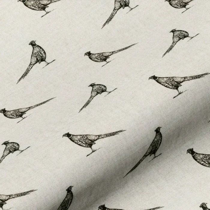 Frank Fabric - Black / Natural swatch