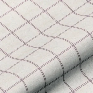 neutral checked cotton fabric from Art of the Loom