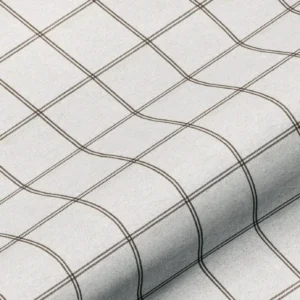 brown checked cotton fabric from Art of the Loom