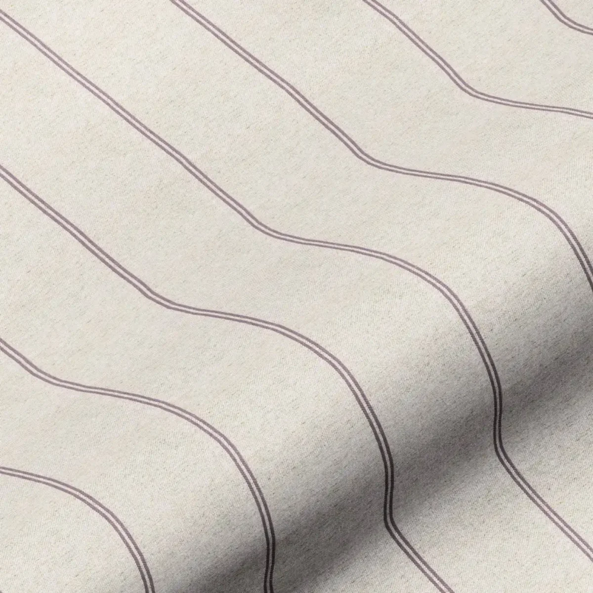neutral striped cotton fabric from Art of the Loom