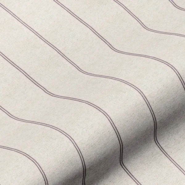 neutral striped cotton fabric from Art of the Loom