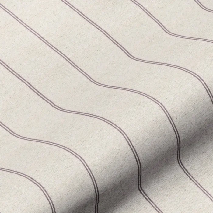 Galway Stripe Fabric - Heather swatch