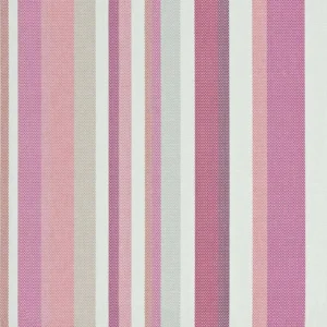 multicolour striped cotton fabric from Art of the Loom