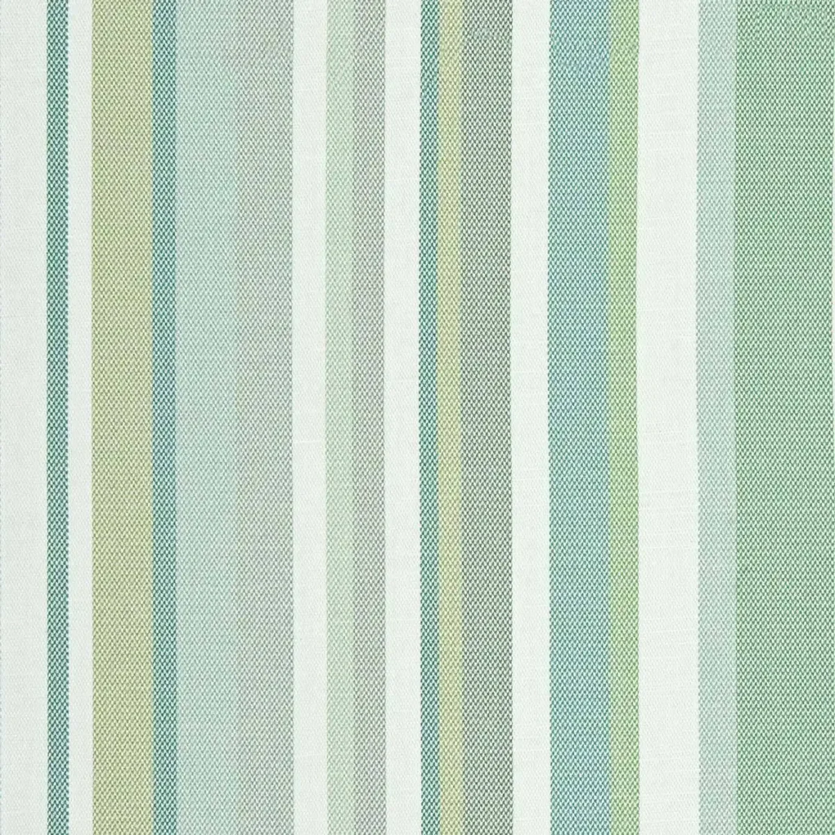 Hampden Fabric - 4 by green striped cotton fabric from Art of the Loom