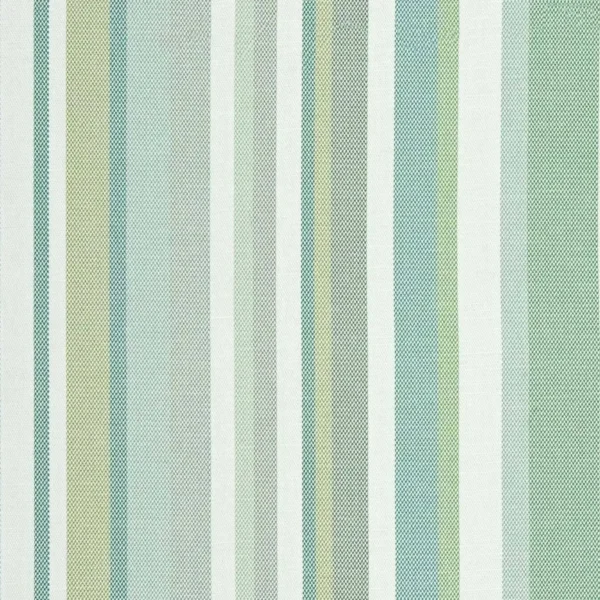 Hampden Fabric - 4 by green striped cotton fabric from Art of the Loom
