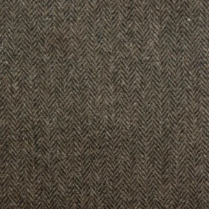 black-grey plain woolen fabric from Art of the Loom