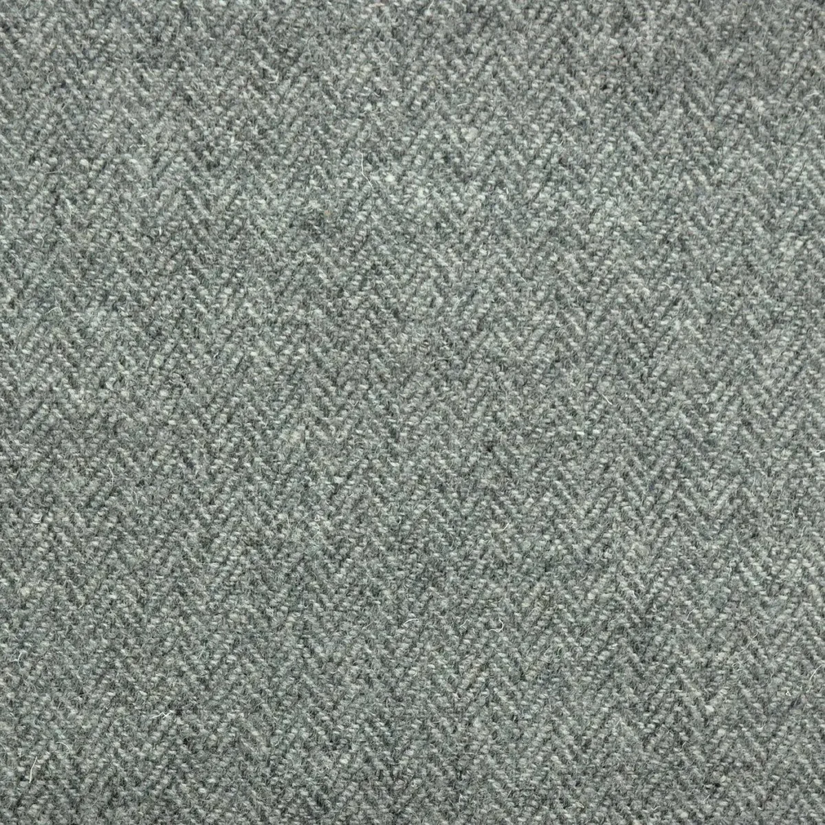 Herringbone Fabric - Slate Grey by black-grey plain woolen fabric from Art of the Loom