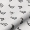 black-grey animal cotton fabric from Art of the Loom