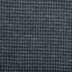 blue checked woolen fabric from Art of the Loom