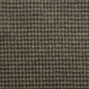 black-grey checked woolen fabric from Art of the Loom