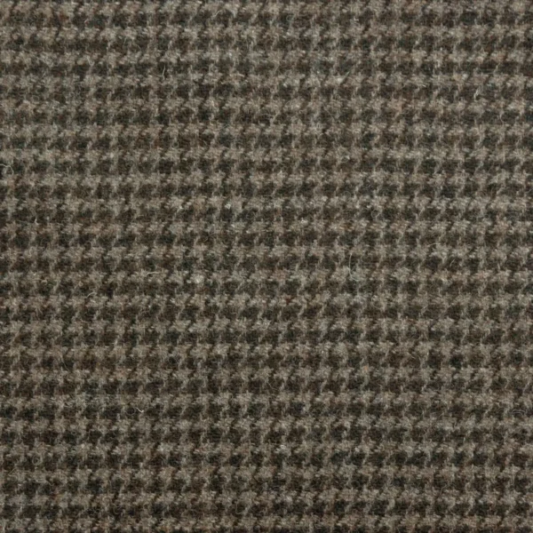 black-grey checked woolen fabric from Art of the Loom