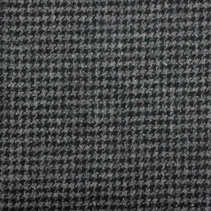 Houndstooth Fabric - Slate Grey fabric swatch HOUNDSTOOTHSLATEGREY