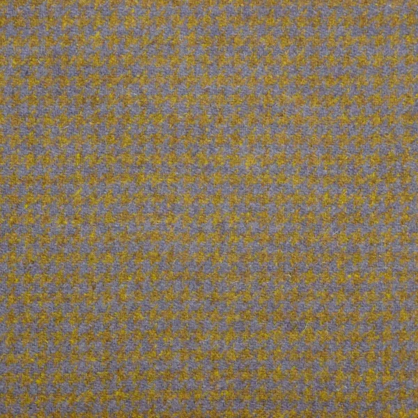 Houndstooth Fabric - Winter Wheat by brown checked woolen fabric from Art of the Loom