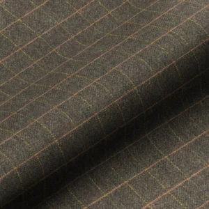 black-grey checked woolen fabric from Art of the Loom