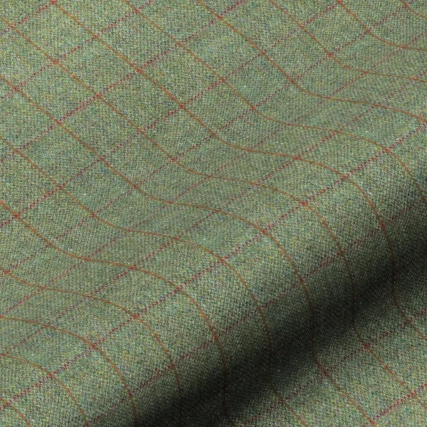 green checked woolen fabric from Art of the Loom
