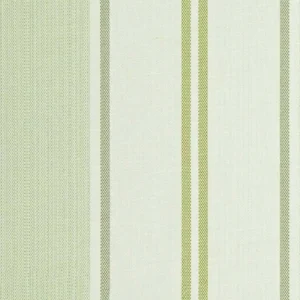 green striped cotton fabric from Art of the Loom
