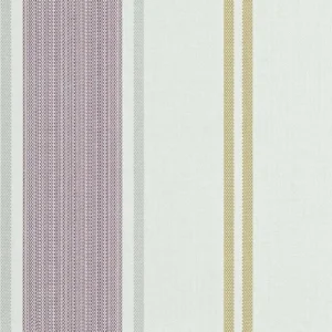 multicolour striped cotton fabric from Art of the Loom