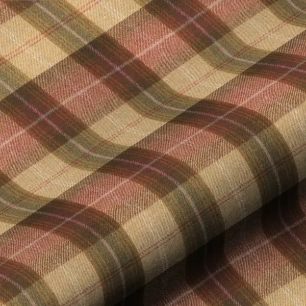 green checked woolen fabric from Art of the Loom