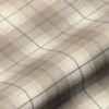 brown checked woolen fabric from Art of the Loom