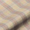 blue checked woolen fabric from Art of the Loom