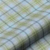 blue checked woolen fabric from Art of the Loom