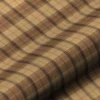 brown checked woolen fabric from Art of the Loom