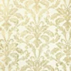 brown botanical jacquard fabric from Wemyss
