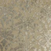 black-grey botanical jacquard fabric from Wemyss