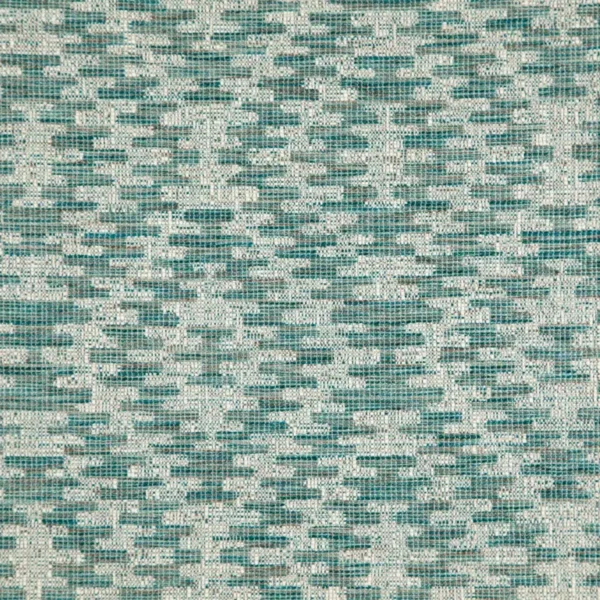 Berber Fabric - Jade by green geometric woven fabric from Wemyss