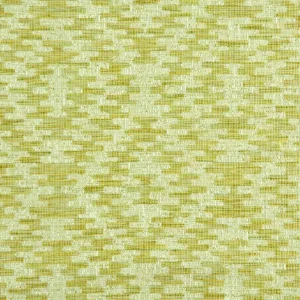 green geometric woven fabric from Wemyss