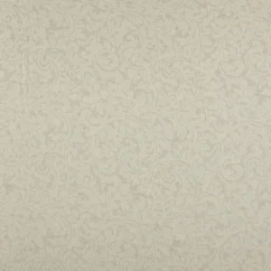 white botanical jacquard fabric from Wemyss