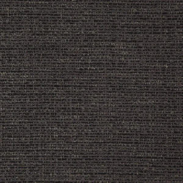Draco Fabric - Charcoal by black-grey plain woven fabric from Wemyss