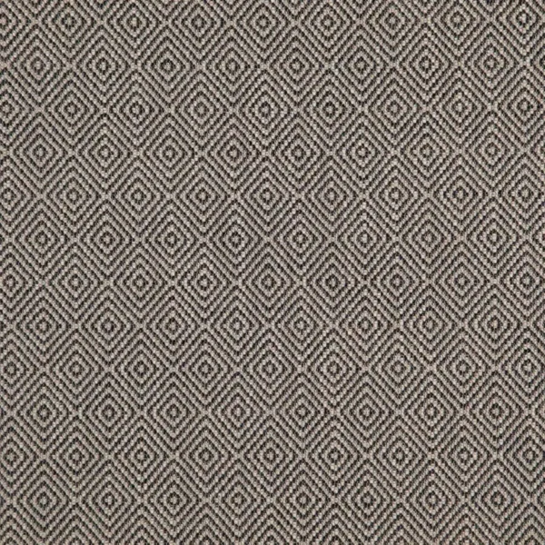 Hunas Fabric - Peppercorn by black-grey geometric woven fabric from Wemyss